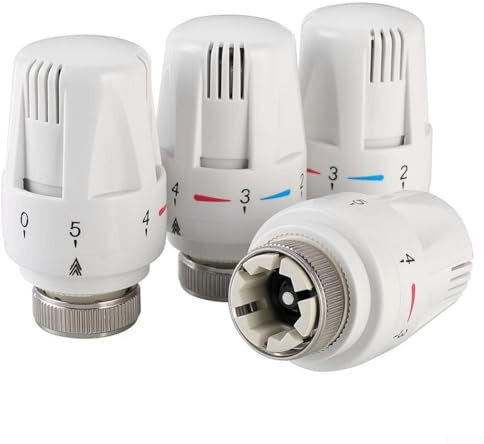 Thermostatic Radiator Valve, M30x1.5mm/1.18x0.06, Thermostatic Head, Adjustment Hand Wheel Radiator, Temperature Control Heads, Anti Freeze Radiator Valve