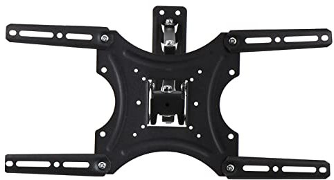 CIYODO 1 Pièce Support d'écran LCD Mur Support de télévision Meuble TV Fixe Meuble TV Suspendu Meuble TV résistant à l'usure Prise en Charge du Stockage de la télévision 5 cm chacun Noir