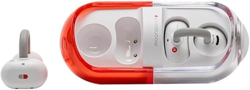 Moondrop OWS - Auriculares de oreja abierta con clip de oreja inalámbrica IPX4 (rojo)