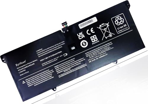 Zyrifean l16m4p60 akku für Lenovo Yoga 920 920-13IKB Glass 80Y7 80Y8 81TF | kompatibel mit Lenovo Ideapad Flex Pro-13IKB Yoga 6 Pro 13IKB Series 5B10N01565 5B10N17665 2ICP4/53/129-2 l16c4p61