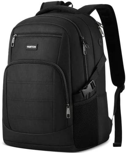 YAMTION Rucksack Herren, Schulrucksack, Laptop Backpack, 15,6 Zoll Laptop Rucksack, Rucksack für Männer Frauen Jungen Teenager, Arbeit, Wasserdicht