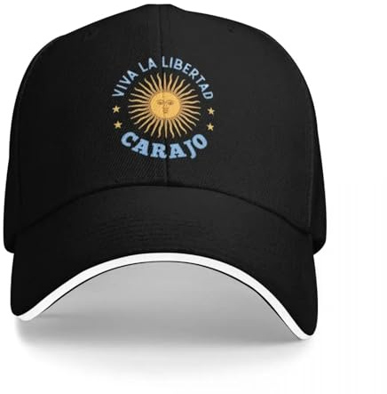 NDBQEYIFV Argentinien Milei Viva La Libertad Carajo Camping Baseballkappen Frauen Männer High-End-Frau Strandpapa Hut Snapback-Mütze