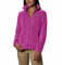 Columbia Benton Springs Giacca in Pile Morbido con Zip Intera, Fucsia, Medium Donna