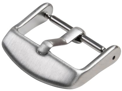 Archer Watch Straps - Boucles de bracelet de montre en acier inoxydable (Argent Brossé, 16mm)
