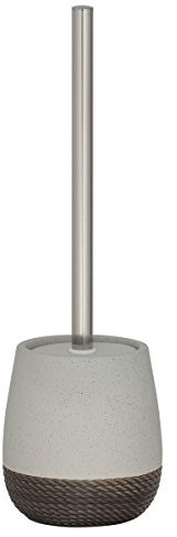 Sealskin Toilettenbürste Braid, aus natürlichem Porzellan, Farbe: Grau