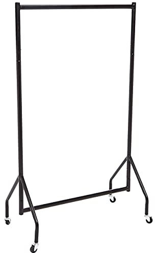 Amazon Basics - Stand appendiabiti ad alta resistenza, Nero, 0,91 x 1,52 m
