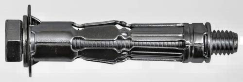 Metall-Hohlraumdübel 55 mm mit Schraube M8 X 65 25-Stück