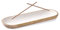 Folkulture Porte-encens ou brûleur d'encens, Porte-encens en Bois, bac récupérateur de Cendres pour bâtons d'encens, brûleur d'encens, brûleur de cône, décoration d'intérieur, Bois de manguier, Blanc