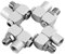 Attacchi Rapidi Aria Compressa, Innesto Rapido Aria Compressa, 4pcs Alluminio 1/4 Strumento Adattatore Adattatore Tubo Flessibile Aria Girevole 360 Gradi Tubo Per Aria Compressa