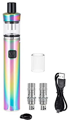 Vaptio Vape Pen Kit mit 1500mAh Batterie 2,0 ml Top Filling Zerstäuber Starter-Kit für elektronische Zigaretten Keine E-Flüssigkeit, kein Nikotin (Regenbogen)
