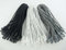 30 Stück Spannfix Planenspanner 18 cm, Ø 4 mm in Schwarz Weiss & Grau - Spanngummi Expander mit Haken (30 Stück, Schwarz Grau Weiss)