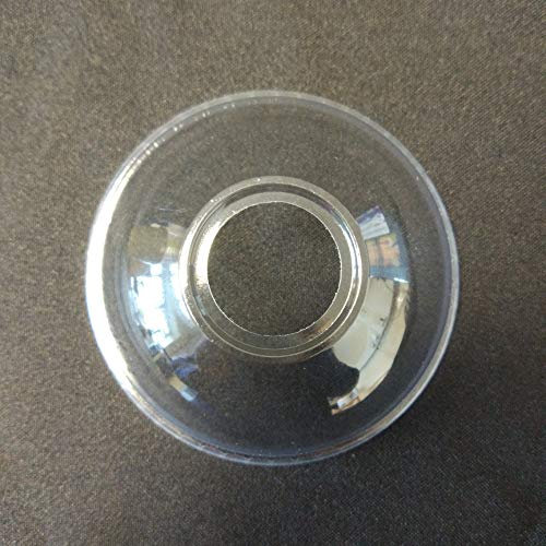 Plastic Cup Lids for 9oz 12oz 16oz 20oz Clear Plastic Cups 95mm Dome Lids and Straw Slot Lids (Dome Lid Small Hole, 100)