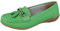 Jo & Joe Ladies Leather Moccasins Loafer Plimsole Pumps Womens Tassel Flat Shoes (Apple, Numeric_7)