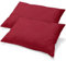 aqua-textil Classic Line Kissenbezug 2er-Set 40x70 Bordeaux Baumwolle Kissen Bezug Reißverschluss Jersey Kissenhülle
