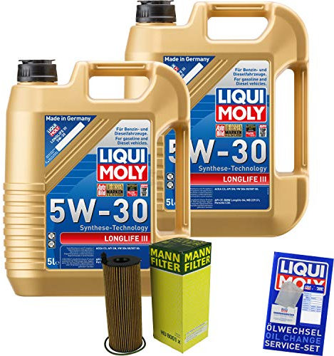MANN-FILTER Set Ölwechsel 10L LM Longlife III 5W-30 MLM-9783427