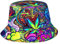 Psychedelic Trippy Art Fischerhut für Damen und Herren, modisch, verstaubar, Sonnenkappe, Reise, Fischerhut, Strandhut für Erwachsene und Jugendliche, Psychedelic Trippy Art -1, Einheitsgröße