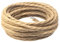 DiCUNO 10 metri di cavo elettrico vintage per illuminazione, 3 conduttori di cavo con PE, 3x0,75mm² filo elettrico flessibile retrò in lino per lampade a sospensione, accessori e fai da te