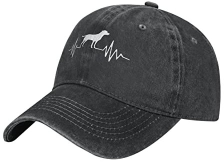 600 Baseball Cap, Herzschlag-Liebes-Hund Labrador Trucker Baseballkappe Hat Uv-Schutz Schirmmütze Cool Kappe Für Erwachsenen Damen Sport,Unisex