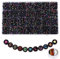 Buchstaben Perlen A-Z Letter Beads,1400 Stück Perlen Buchstabenperlen zum Auffädeln Perlen für Armbänder,DIY Art Perlenarmbänder, Halsketten,Plastik Buchstabenarmbänder(Bunte Buchstabenperlen)