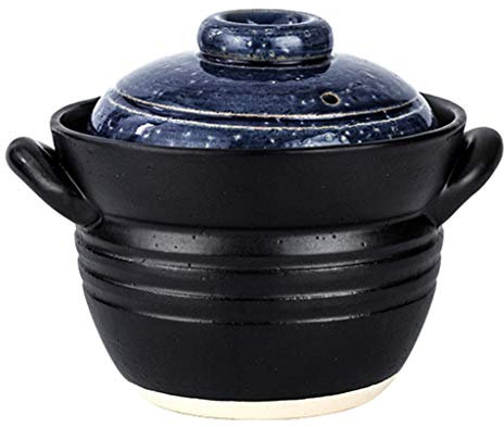 Rice Vessel Made of Earthenware Japanese Donabe Stone Cooker hot Pot Heat-Resistant Soup Pot for Steaming Stove stew