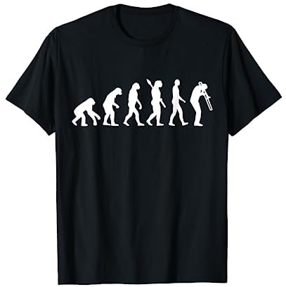Evolution Posaune | Frisches Geschenk des Posaunenspielers T-Shirt