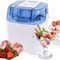 Syntrox Eismaschine Drions 3 in 1 mit Timer, Frozen Joghurt Maker, Hausgemachte Eiscreme, Küchengerät für Eisgenuss, 1,5 Liter, Multifunktional