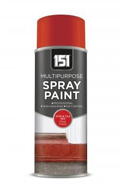 Inspired Essentials Multi-Purpose Spray Paint 400ml for Metal, Wood, Plastic, Walls, Aerosol Spray with Perfect Finish (Red Gloss, Pack of 1)