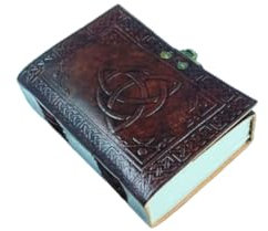 OVERDOSE Celtic Takila Design Miniature Diary - Handcrafted Journal For Students, College, Office Notebook, Sketchbook for Men And Women - Journal Size 5 x 3.5 inches | 13 x 9 cm