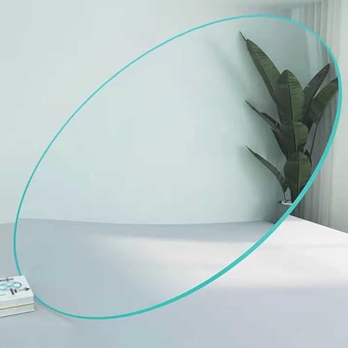 Tapa De Cristal para Mesa Redonda Cristal Templado Transparente Bandeja De Cristal Redonda Tablero Superficie Redonda De Mesa Diámetro 35cm ~ 100cm para Mesa De Comedor Cocina Jardín (Size : Ø 85cm(3