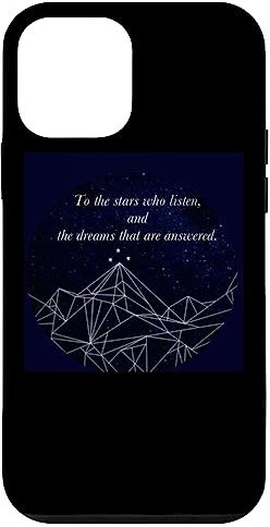 Bücherwurm ACOMAF To the Stars Night Court Bookish Hülle für iPhone 12 mini