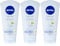 NIVEA Express Feuchtigkeit Hand Creme, leichte Handcreme mit Bambus-Extrakt und natürlichen Meeresmineralien, schnell einziehende Handpflege, 3er Pack (3 x 75ml)