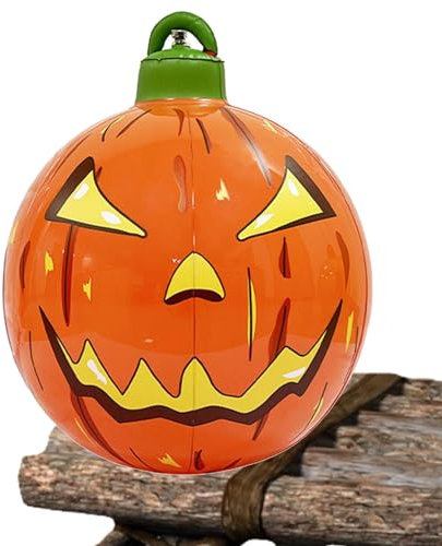 Aufblasbare Halloween-Kürbis-Deko - 23,6 x 19,7 Zoll Kürbis Halloween Schlauchboote Decor,Indoor Outdoor Giant Pumpkin Decor