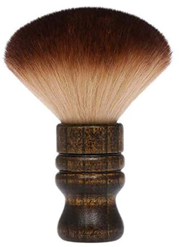 Nackenpinsel Friseur Bürste Nackenbürste Halsbürste Friseur Haarpinsel Soft Barbierbürst Haarschneide Pinsel Halsbürste Zubehör für Salon Hals Staubwedel Bürste