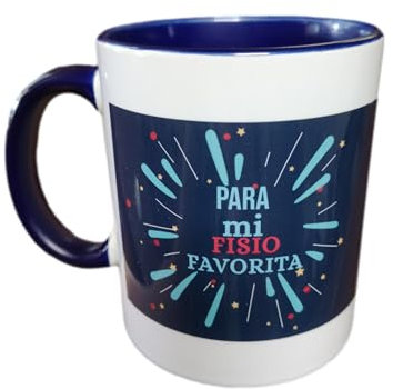 Taza de Cerámica con Frase : Para Mi Fisio Favorita REGALO FISIOTERAPEUTA FISIOTERAPIA