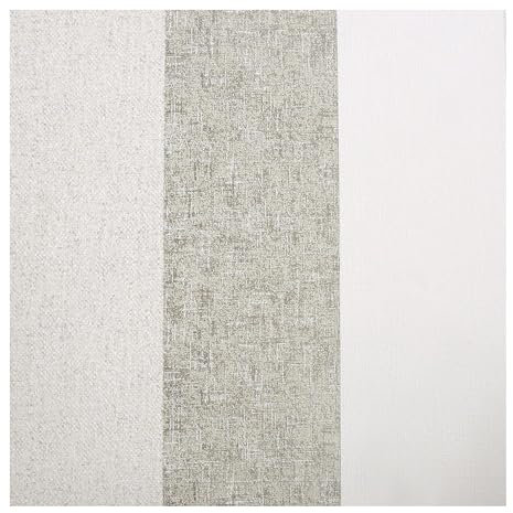 Super fresco Meadow Stripe Neutrals/Gold Plain Wallpaper | Paste The Paper | Neutral Stripe | Eco-Friendly