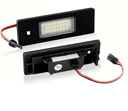 Szwaldaper 2Pcs LIGHT 24SMD License Number Plate Light, for BMW, 1 Series E81 E87 E87N F20 F21 Car Light Source Car Lamps Automotive License Light