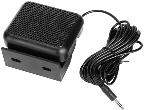 Car Radio External Speaker, External Speaker Mini NSP-100 CB Car Fit for FT-847 FT-920 FT-950 FT-2000