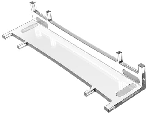 Support de console horizontal fin pour PS5 - Support de base de bureau transparent - Rack de rangement stable - Économisez de l'espace pour Playstation 5 Slim Disc & Digital Edition