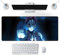 Wuyouni Demon Giapponese Anime Akaza XXL Gaming Mouse Pad, 800 x 300 mm, superficie strutturata impermeabile e antiscivolo 3 mm per PC e laptop
