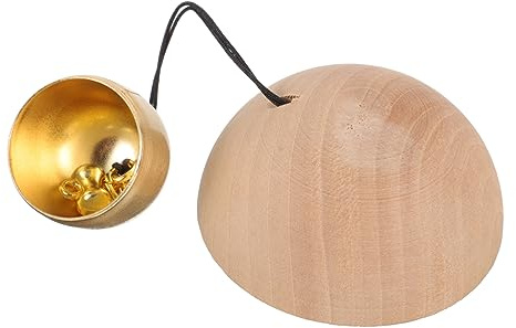 SOIMISS Holz Türdekoration Dekorative Türklingel für Ladenbesitzer | Vibrationsaktiviert, Klarer Klingelton, für Geschäfts Eingang und Wohnzimmer, Festliches Design
