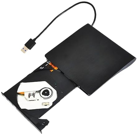 Externer Disc-Brenner Einfache Installation Tragbarer /-Brenner Und | Externer Lese Brenner Für PC Für Brennen Lesen Schreiben Datensicherung Zuhause Innenbereich Büro Außenbereich Unter