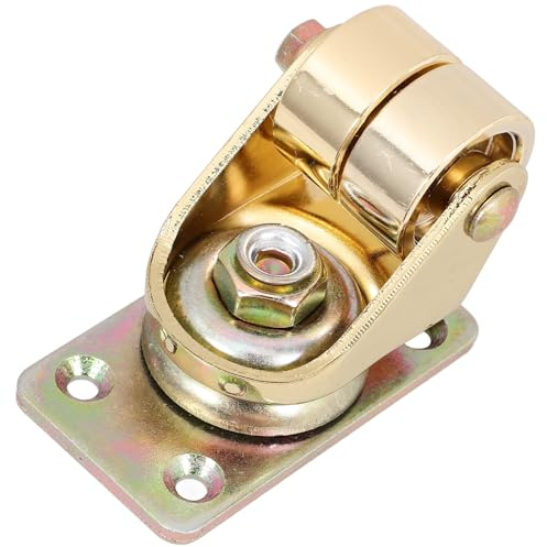 Mikinona Piano Metal Caster Gold Upright Piano Wheel Roller High Bearing Iron Caster Strong Stability Accessory for Moving and Replacement