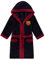 FC Barcelona - Jungen Fleece-Bademantel mit Kapuze - Offizielles Merchandise - Geschenk für Fußballfans - Dunkelblau - 7-8 Jahre