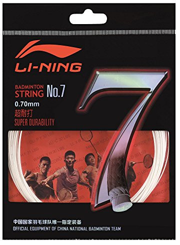 LI-NING Badminton Schläger-Saite No. 7 weiß
