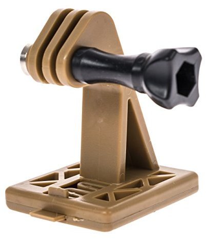 Nuprol Action Camera Helmet Mount; Tan