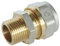 SOMATHERM FOR YOU, Raccord droit à visser pour tube multicouche Ø16 M12/17 - Installation facile sans outil, étanchéité par joints toriques, pression max 10 bars, compatible eau chaude/froide