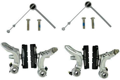 Tektro, Oryx 992AG CycloCross Cantilever Brake Set, Forged Aluminum Arms, Silver