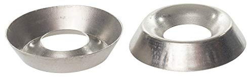 4mm / M4 Stainless Steel Metric Stamped Screw Cup Finishing Washers - 50 Pack