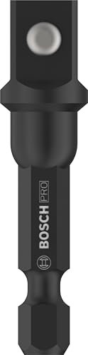 Bosch 1x PRO Socket Adapter with Ball Connection (144 x 66 mm, Professional Accessory Screwdriver, Drill Drivers)