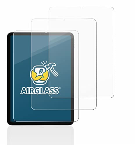 BROTECT (3 Stück Schutzglas für Apple iPad Air 4 WiFi/WiFi Cellular 2020 Schutzfolie Made in Germany Panzer Folie Glas Displayschutz [ 9H, Anti-Fingerprint]
